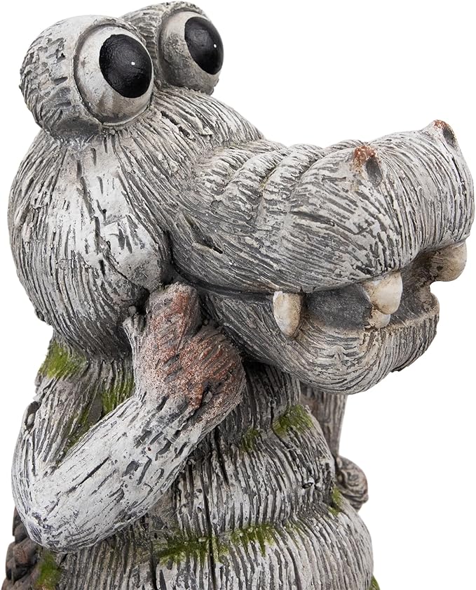 Northlight Sassy Crocodile Outdoor Garden Statue - 13.25"