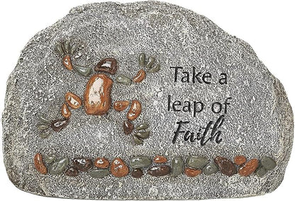 Roman 4-inch Frog Pebble Stone
