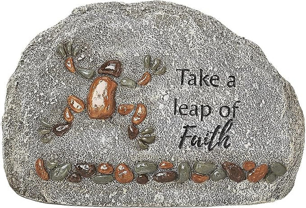 Roman 4-inch Frog Pebble Stone