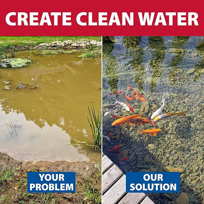 The Pond Guy ClearSolution Submersible Filter, Pump & Ultraviolet System for Outdoor Water Garden with Fountain Attachments & Diverter Valve, 1250