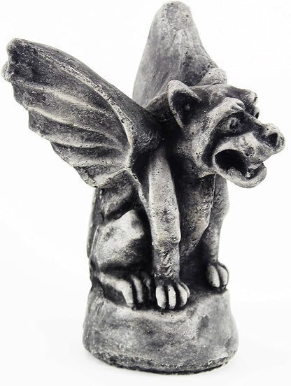 Gargoyle Cement Gargoyle Concrete Gothic European Halloween Statue French Cast Stone Outdoor Goth Statues