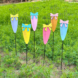 6 Packs Carrot Decorative Garden Stakes Easter Decorations,Cute Carrot Metal Yard Signs,Happy Easter Decorations Outdoor Yard for Spring Home Outside Lawn Front Porch Lawn Backyard Decor
