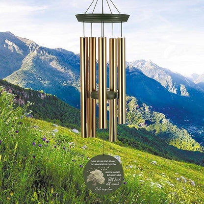 ASTARIN Custom Sympathy Wind Chimes for Loss of Loved One, Remembrance Gift for Loss Husband Wife, Windchimes in Memory of a Loved One, Gifts for Grieving Friends(Produced in USA)