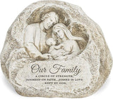 Joseph's Studio by Roman Inc., HOLY Family Garden, Garden Collection, Religious Statue, Holy Family, Memorial, Angel, Patron Saint, Décor (7x8x4)