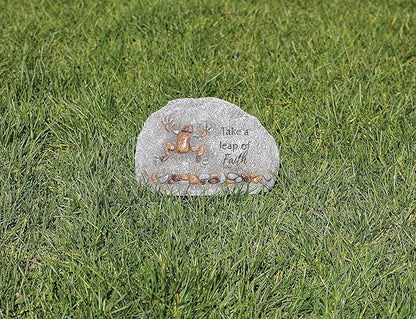 Roman 4-inch Frog Pebble Stone