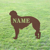 Personalized Borzoi Copper Yard Statue Stake,Custom Borzoi Outdoor Garden Art Decor,Memorial Remembrance Sculpture for Yard Garden Porch Lawn Grassland Park Farm Flowerpot Decor.