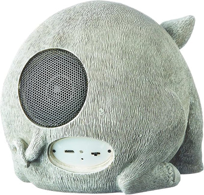 Roman - Pig Bluetooth Speaker Pudgy Pal, 6" H, Garden Collection, Resin and Stone, Decorative, Gift, Home Outdoor and Indoor Decor, Durable, Long Lasting