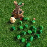 Exasinine 30 Pcs Resin Mini Frogs Green Frog Miniature Figurines Animals Model Fairy Garden Miniature Moss Landscape DIY Terrarium Crafts Ornament Accessories for Home Décor(A)