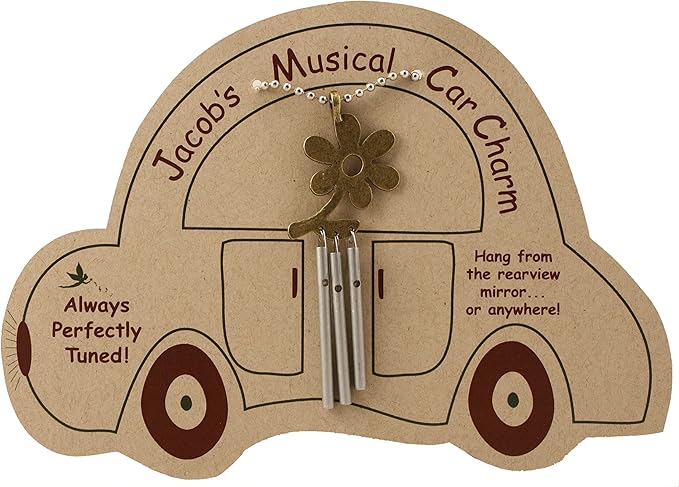 Jacob's Musical Car Charm, Daisy Flower, Mini Wind Chime