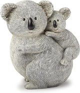 Roman Giftware Inc., Pudgy Pals Collection, Koala and Baby Statue, 8.5" H,Decorative, Garden Gift, Home Outdoor Decor