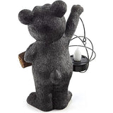 VP Home | Welcome Sign Bear Solar Powered LED - Garden Statue Decor - Outdoor Bear Figurines - Garden Light - Front Yard Decor - Funny Figurine Decor for Outside House, Patio, Yard, and Lawn