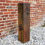 Pinecone Garden Column - Garden Decor - Garden Statue - Well Cover - Landscape Light Cover - Utility Box Cover - Outdoor Furniture and Decor (18" T x 4.5" W x 4.5" D)