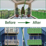 ODTORY Artificial Ivy Privacy Fence Wall Screen: 48X120 in UV-Anti Faux Greenery Backdrop Ivy Vine Leaf Hedges Fence Panels for Patio, Balcony, Garden, Backyard Indoor Outdoor Light Green Decor