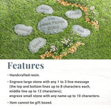 Let's Make Memories Personalized Rockin' Family Garden Stones - Garden Décor - Small - Customize Names