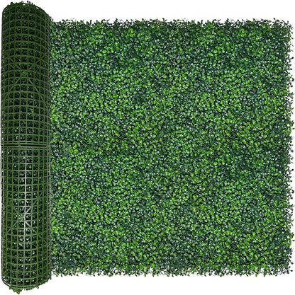 ODTORY Artificial Ivy Privacy Fence Wall Screen: 40X160 in(45 sqft) UV-Anti Faux Boxwood Roll Panels Greenery Backdrop Ivy Vine Leaf Hedges Fence Panels for Indoor Outdoor Green Wall Decor