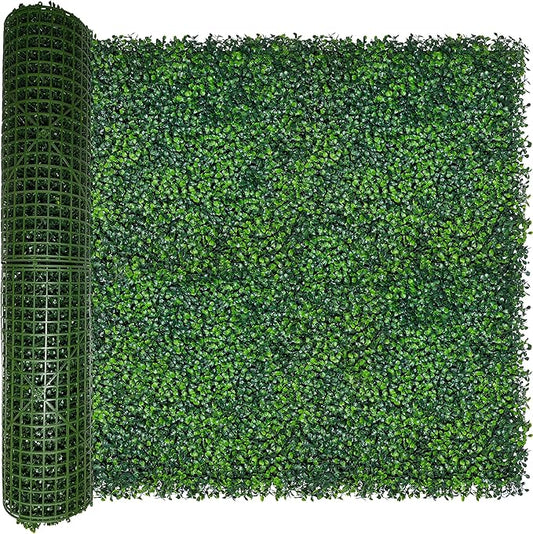 ODTORY Artificial Ivy Privacy Fence Wall Screen: 40X160 in(45 sqft) UV-Anti Faux Boxwood Roll Panels Greenery Backdrop Ivy Vine Leaf Hedges Fence Panels for Indoor Outdoor Green Wall Decor