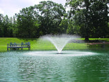 Kasco VFX Series Aerating Pond Fountain - 1/2 Horse Power 120V Single Phase with 100 ft Electric Power Cord | RGB Lighting | Efficient Pond Aeration Systems