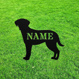 Dachsador Garden Statue Stake,Dachsador Outdoor Yard Art Decor,Dachshund Labrador Personalized Memorial Remembrance Sculpture for Yard Garden Porch Lawn Grassland Park Farm Flowerpot Decor.