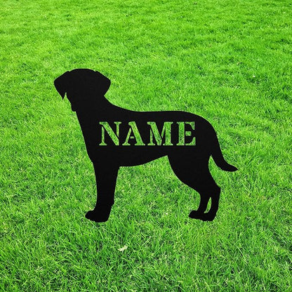 Dachsador Garden Statue Stake,Dachsador Outdoor Yard Art Decor,Dachshund Labrador Personalized Memorial Remembrance Sculpture for Yard Garden Porch Lawn Grassland Park Farm Flowerpot Decor.