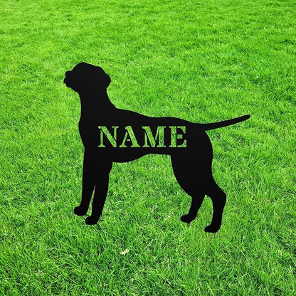Personalized Pointer Garden Statue Stake,Custom Pointer Outdoor Yard Art Decor,Memorial Remembrance Sculpture,Outdoor Statue for Yard Garden Porch Lawn Grassland Park Farm Flowerpot Decor.