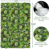 ODTORY Artificial Plant Wall Panels: 6FT×12FT UV-Anti Faux Grass Wall Backdrop Boxwood Ivy Fence Privacy Screen Fake Greenery Leaf Hedge for Outdoor,Indoor,Garden,Backyard and Home Decor