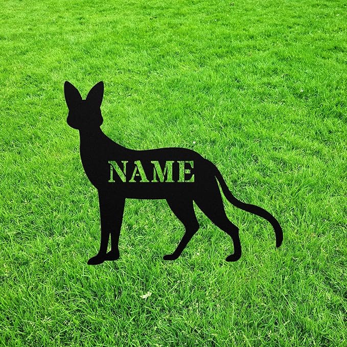Custom Serval Yard Statue Stake,Custom Metal Outdoor Garden Art Decor,Memorial Remembrance Sculpture Figurine Figure Silhouette for Yard Garden Porch Lawn Grassland Park Farm Flowerpot Decor.