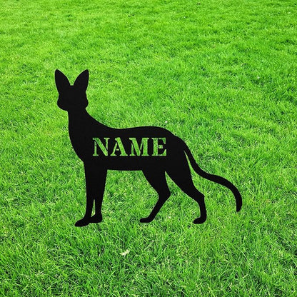 Custom Serval Yard Statue Stake,Custom Metal Outdoor Garden Art Decor,Memorial Remembrance Sculpture Figurine Figure Silhouette for Yard Garden Porch Lawn Grassland Park Farm Flowerpot Decor.