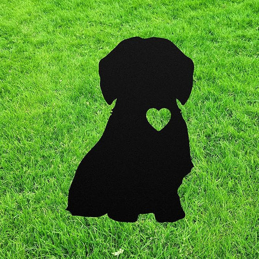 Personalized Maltipoo Yard Statue Stake,Custom Maltipoo Dog Outdoor Garden Art Decor,Memorial Remembrance Sculpture,Outdoor Statue for Yard Garden Porch Lawn Grassland Park Farm Flowerpot Decor.