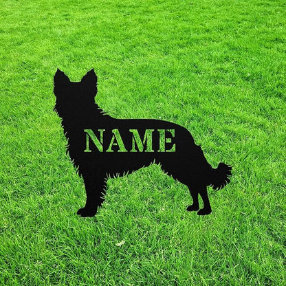 Personalized MUDI Statue Stake,Custom MUDI Dog Outdoor Yard Art Decor,Memorial Remembrance Silhouette Sculpture,Outdoor Statue for Yard Garden Porch Lawn Grassland Park Farm Flowerpot Decor.