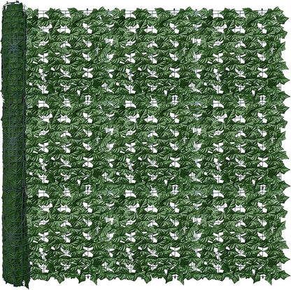ODTORY Artificial Ivy Privacy Fence Wall Screen,60X120 in UV-Anti Faux Greenery Backdrop Ivy Vine Leaf Hedges Fence Panels for Patio, Balcony, Garden, Backyard Indoor Outdoor Green Wall Decor