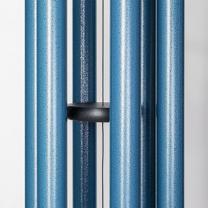 Corinthian Bells by Wind River - 60 inch Sky Blue Wind Chime for Patio, Backyard, Garden, and Outdoor décor (Aluminum Chime) Made in The USA