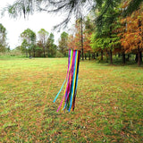 Satin Ribbon Windsock Streamer, Outdoor Decorations for Your Patio, Garden, Yard, Dock and Camper, 49-Inch, WS-49K-01