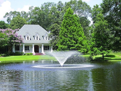 Kasco 5HP VFX Series Aerating Pond Fountain – 240V, Three Phase, 400 ft Power Cord – 5.3VFX400 - Large Pond Fountain