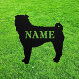 Personalized Shar Pei Garden Statue Stake,Custom Shar Pei Outdoor Yard Art Decor,Memorial Remembrance Sculpture,Outdoor Statue for Yard Garden Porch Lawn Grassland Park Farm Flowerpot Decor.