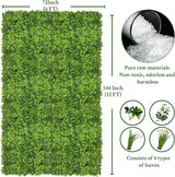ODTORY Artificial Plant Wall Roll: 72 X144 in (72 sqft) UV-Anti Ivy Privacy Fence Screen Faux Greenery Panels Backdrop Boxwood Ivy Vine Leaf Hedge Fence for Indoor Outdoor Green Decor
