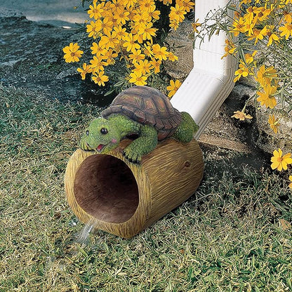 DRIPS THE TURTLE RAIN GUTTER