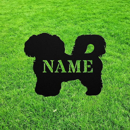 Shiranian Garden Statue Stake,Shiranian Outdoor Yard Art Decor Shih Tzu Pomeranian Personalized Memorial Remembrance Sculpture for Yard Garden Porch Lawn Grassland Park Farm Flowerpot Decor.