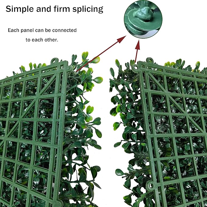 ODTORY Artificial Ivy Privacy Fence Wall Screen: 80X120 in(67 sqft) UV-Anti Faux Boxwood Roll Panels Greenery Backdrop Ivy Vine Leaf Hedges Fence Panels for Indoor Outdoor Green Wall Decor