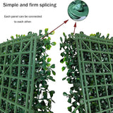 ODTORY Artificial Ivy Privacy Fence Wall Screen: 5FT X10FT (50 sqft) UV-Anti Faux Boxwood Roll Panels Greenery Backdrop Ivy Vine Leaf Hedges Fence Panels for Indoor Outdoor Green Decor