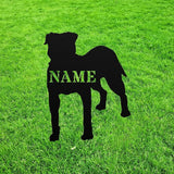 Personalized Rottweiler Garden Statue Stake,Custom Rottweiler Outdoor Yard Art Decor,Memorial Remembrance Sculpture,Outdoor Statue for Yard Garden Porch Lawn Grassland Park Farm Flowerpot Decor.