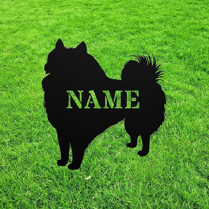 Personalized Samoyed Garden Statue Stake,Custom Samoyed Outdoor Yard Art Decor,Memorial Remembrance Sculpture,Outdoor Statue for Yard Garden Porch Lawn Grassland Park Farm Flowerpot Decor.