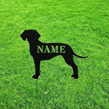 Personalized Plott Yard Statue Stake,Custom Plott Hound Outdoor Garden Art Decor,Memorial Remembrance Sculpture for Yard Garden Porch Lawn Grassland Park Farm Flowerpot Decor.