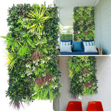 ODTORY Artificial Hedge Grass Wall Panel: 40" x 20" UV-Anti Faux Boxwood Ivy Greenery Backdrop, Fake Green Plant Fence for Indoor & Outdoor Privacy Screen and Home Decor