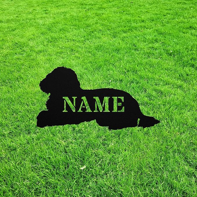 Personalized Cavapoo Yard Statue Stake,Custom Cavapoo Outdoor Garden Art Decor,Memorial Remembrance Sculpture for Yard Garden Porch Lawn Grassland Park Farm Flowerpot Decor.