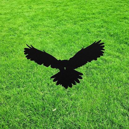 Owl Figurine Statue,Metal Sculpture Figure Stake,Garden Ornament Silhouette Yard Art,Garden Lawn Decor Gift for Yard Garden Porch Lawn Grassland Park Farm Flowerpot Decor.