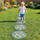 Garden Decoration - Mosaic Stepping Stone - Patio Decoration Stone 12 Inch (Blue)