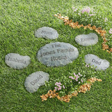 Let's Make Memories Personalized Rockin' Family Garden Stones - Garden Décor - Small - Customize Names