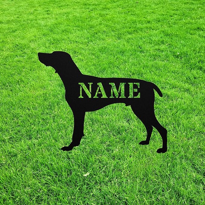 Hunting Dog Statue Garden Statue Stake,Custom Dog Outdoor Yard Art Decor,Memorial Remembrance Sculpture Outdoor for Yard Garden Porch Lawn Grassland Park Farm Flowerpot Decor.