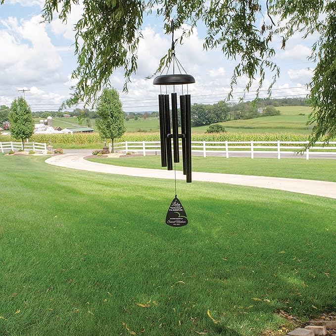 Personalized Listen to The Wind Memorial Wind Chime (21" Silver)