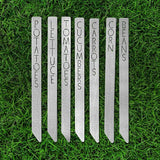 Customizable Metal Garden Markers - Personalized Plant Labels, Herb & Vegetable Stakes, Outdoor Garden Signs, 80+ Varieties for Easy Plant ID (4 pack - 15 inches long)